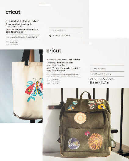 Cricut Aufbügelfolie – Weiss – 210 × 297 mm – für Cricut Maker, Explore und JOY Xtra