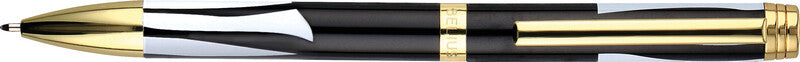 Belius Kugelschreiber – Schwarz/Weiss, Aluminium