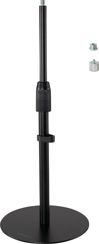 Kensington A1010 – Mikrofonstativ, Höhe 318–483 mm, für Mikrofone, Webcams und Beleuchtung, Schwarz