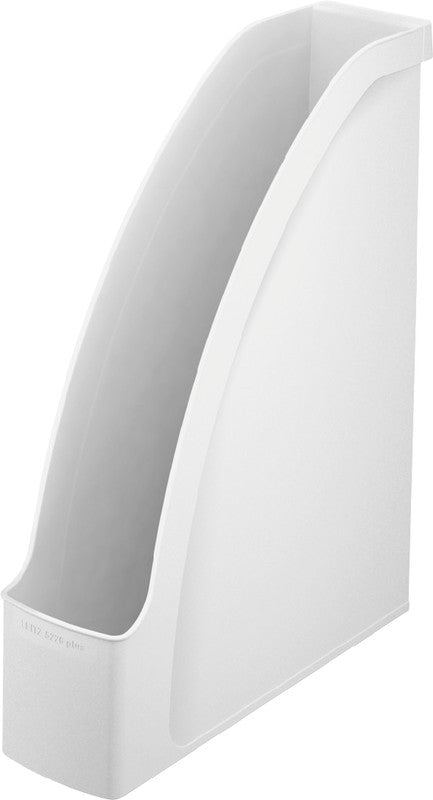 Leitz Stehsammler – Kunststoff, ohne Beschriftungsfeld, weiss, 278×78×308 mm