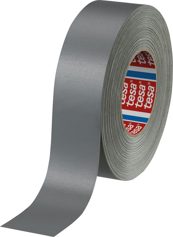 tesa Gewebeband 4651 Premium – 50 mm × 50 m, grau, stark