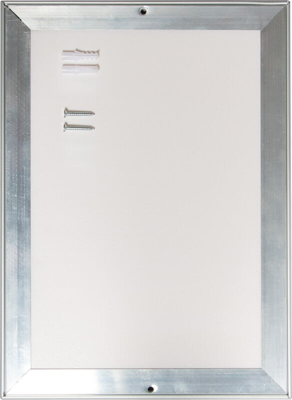 Q-connect Plakatrahmen – 252 × 342 mm, silber, für A4