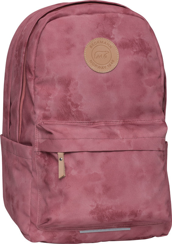 Beckmann Rucksack – City – Organic Rose, rot – 31,0×47,0×24,0 cm – aus recycelten PET-Flaschen (rPET)