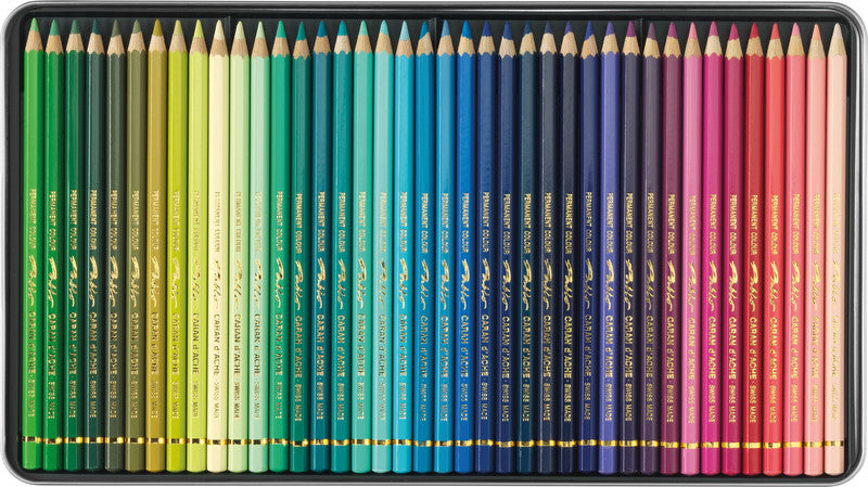 Caran d-Ache Caran d'Ache Buntstifte – 80 Farben, im Metalletui, Ø 3,8 mm, FSC