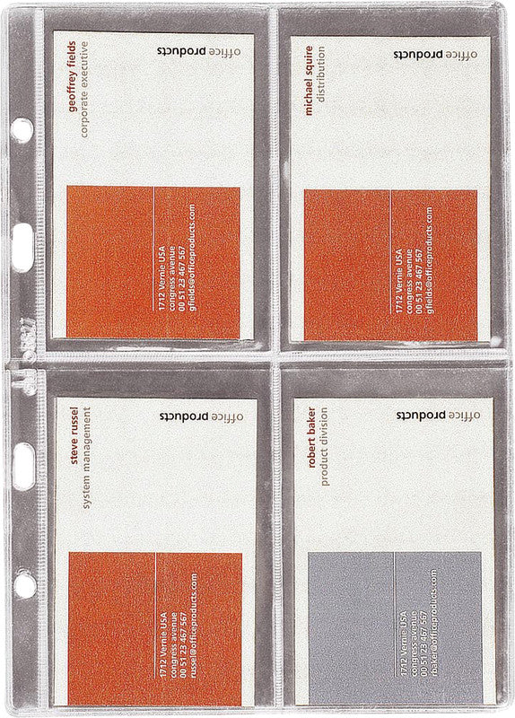 Dufco Ersatzsichttaschen – A7, transparent, 10 Stk.