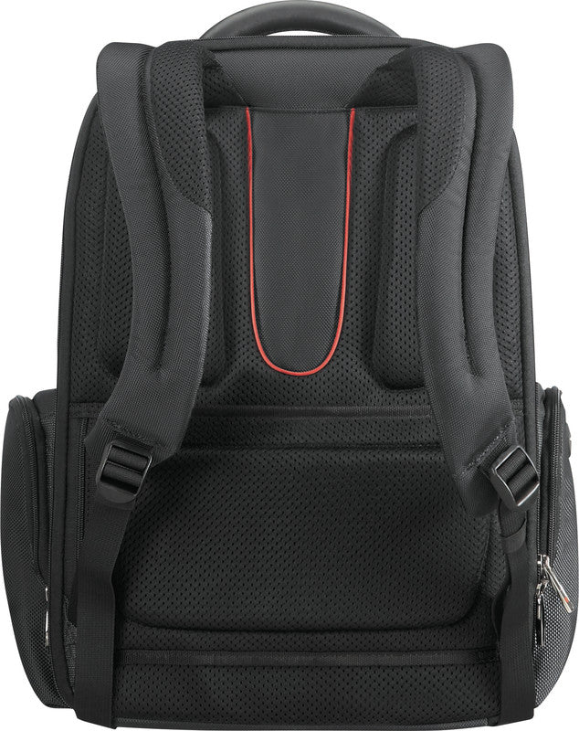 Samsonite Pro-DLX 5 3V Notebook-Rucksack – 29/34 l, RFID-Fach, Aufsteckfunktion, Nylon, Schwarz