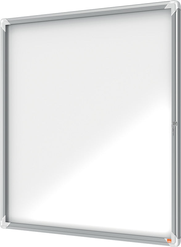 Nobo Schaukasten, 12 × A4 – Metall, Sicherheitsglas, abschliessbar, Aussenbereich, 92,4 × 97 × 4,3 cm