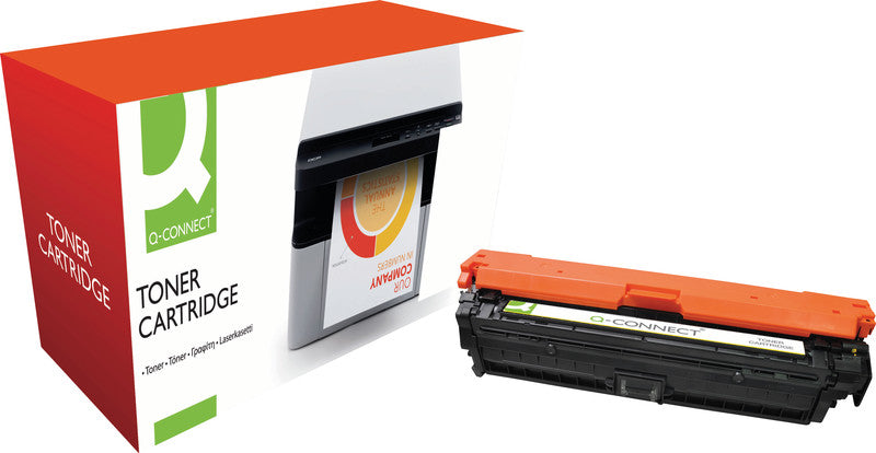 Q-Connect – Toner CE272A – gelb, 15000 Seiten – für Color-Laserdrucker/Multifunktionsgeräte