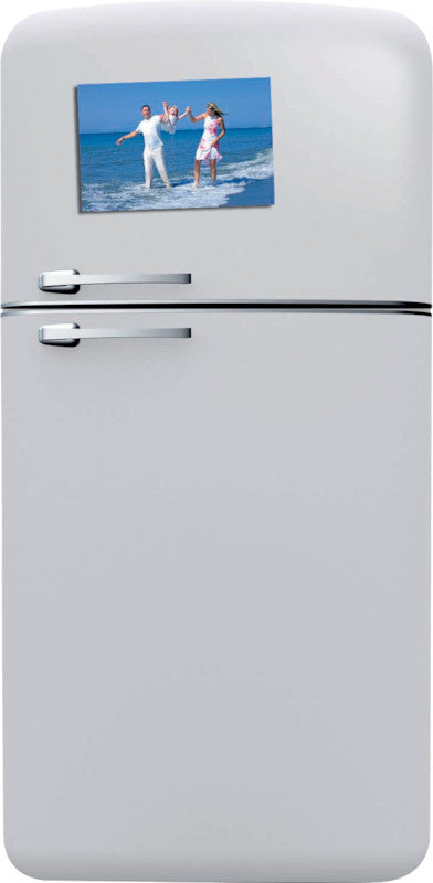 MAUL Magnetband – 25 × 10'000 mm, 1 mm dick, selbstklebend, schwarz/weiss