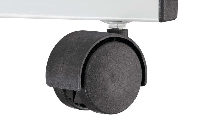 MAUL Projektionswagen – höhenverstellbar 64–100 cm, Tragkraft 20 kg, 4 Rollen (2 feststellbar), grau