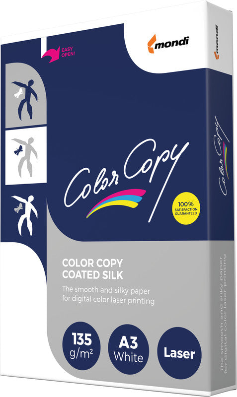 Color copy Kopierpapier – A3, 135 g/m², hochweiss – für Inkjet/Laser/Kopierer – FSC – 250 Blatt