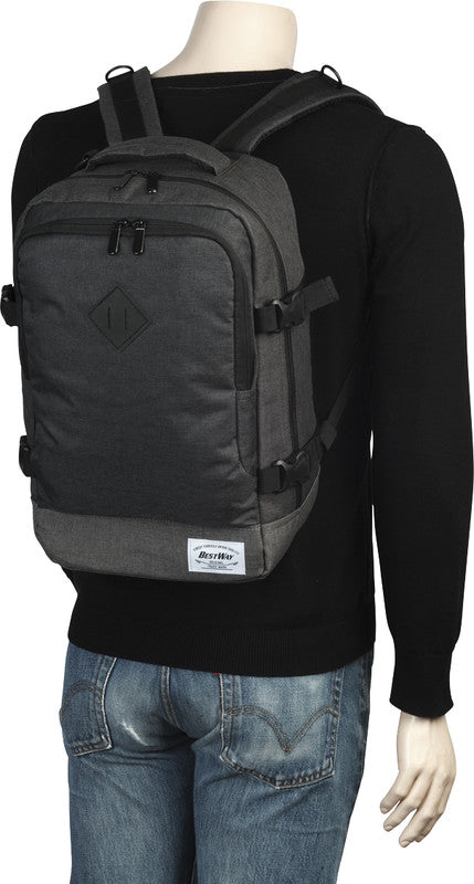 Bestway Cabin Pro Small – Notebook-Rucksack – für 14"-Notebook, 20 l, Kunststoff, Dunkelgrau