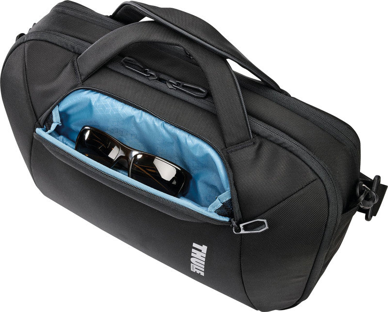 Thule Accent Notebook-Tasche – 17 l, wasserabweisend, Aufsteckfunktion, Polyester, schwarz