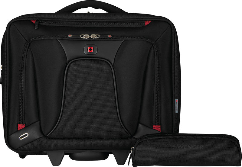 Wenger/SwissGear Wenger Notebook-Trolley Transfer – 18 l, für Notebooks bis 16", Weichschale, schwarz, 43 × 37 × 23 cm