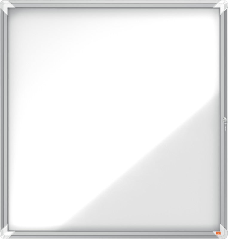 Nobo Schaukasten, 12 × A4 – Metall, Sicherheitsglas, abschliessbar, Aussenbereich, 92,4 × 97 × 4,3 cm