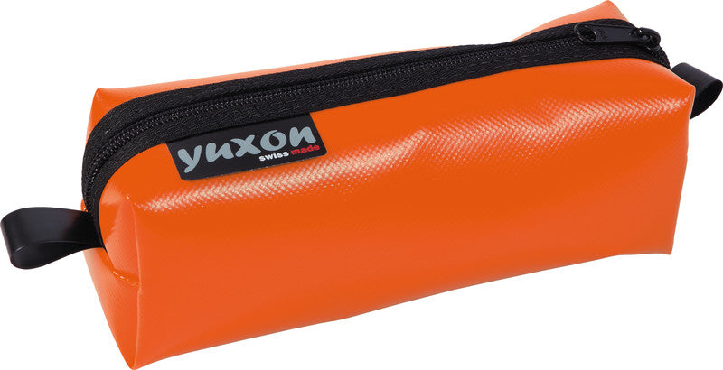 Yuxon Maxi Etui, leer – orange – Lastwagenblache – 20,0 × 7,5 × 6,5 cm