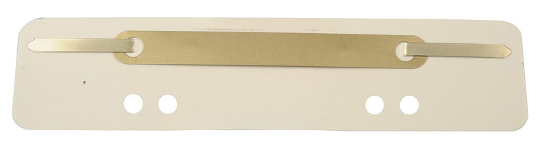 Heftstreifen/Heftverschluss 150 × 34 mm, Kunststoff, Weiss – mit Abheftvorrichtung – 25 Stk