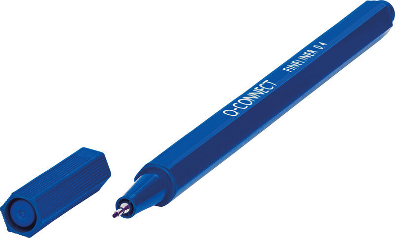 Q-connect Fineliner – 8er-Set, 0,4 mm – 8 Farben, sortiert
