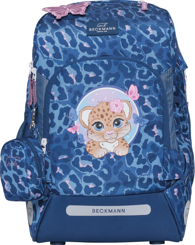 Beckmann Schulrucksack Active Air Flx – Cheetah – 26,0×39,0×22,0 cm – recycelte Materialien