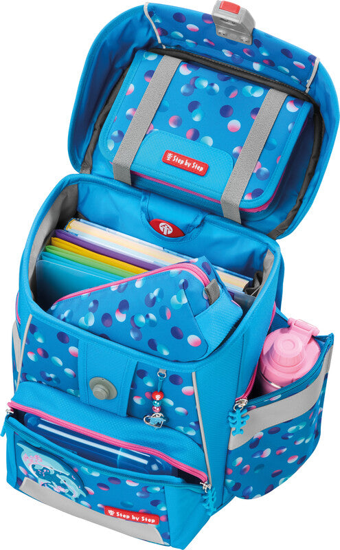 Step by Step Schulrucksack-Set Space – 5-teilig – Dolphin Finja – aus 100% recycelten PET-Flaschen