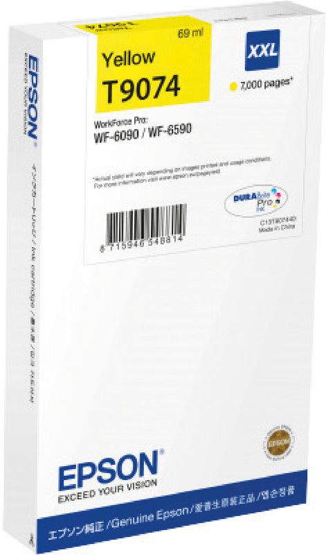 Epson Tintenpatrone C13T907440, Gelb, 7'000 Seiten