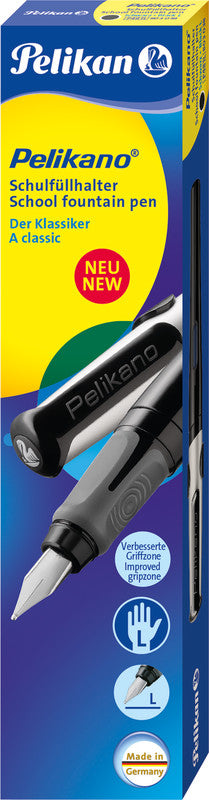 Pelikano – Federspitze L – für Linkshänder – Schwarz, Blau – Patronen