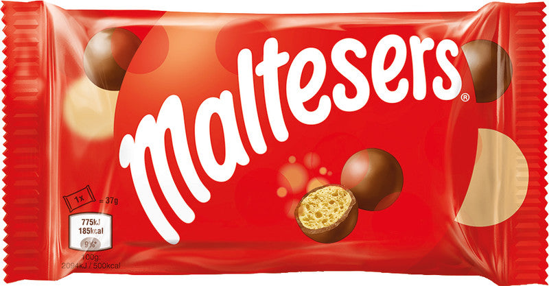 Maltesers Schokokugeln – 37 g, Malzfüllung