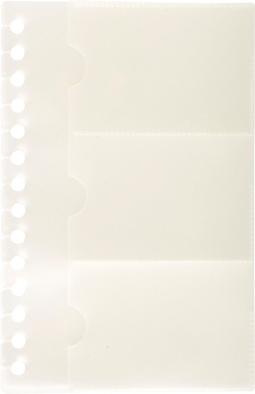 Exacompta Hüllen – für 55 × 85 mm – 10 Stk, transparent, Kunststoff (PP)