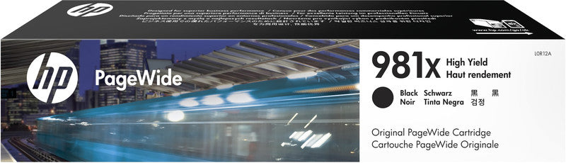 HP Tintenpatrone 981X, Schwarz, 10’000 Seiten – für Tintenstrahldrucker und Multifunktionsgeräte