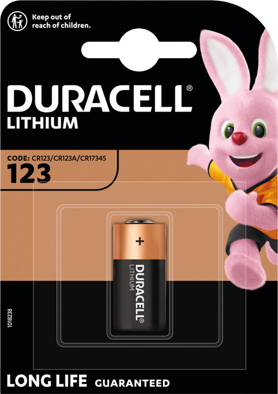 Duracell CR123A Akku 3 V 1400 mAh 4,20 Wh – für Geräte