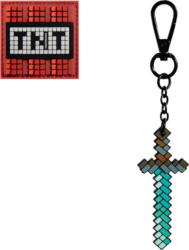 Coocazoo Magic Mags Zubehörset – 2-teilig, Pixel Knight – für Mate, Porter, Byte und andere