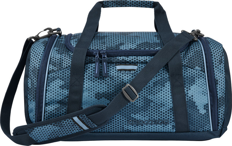 Coocazoo Sporttasche – 20 l, Motiv Geometric Sky, mit Schultergurt, wasserabweisend, 40 × 24 × 23 cm