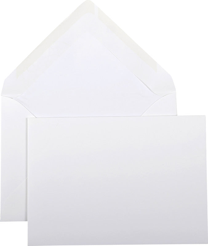 Elco Couvert C6, ohne Fenster, nassklebend, weiss, 100 g/m² – 25 Stk.