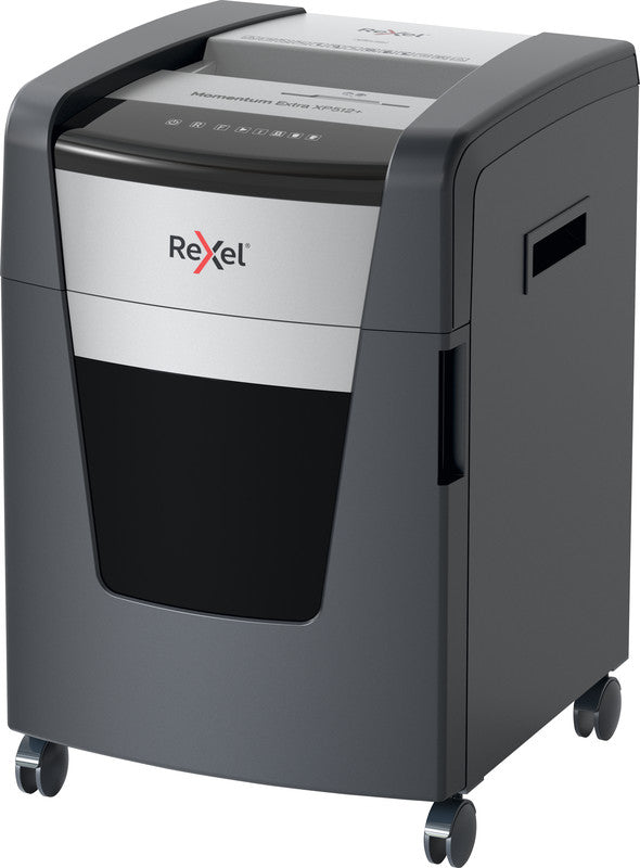 Rexel Momentum XP512+ – Aktenvernichter, DIN P-5, Mikroschnitt 2 × 15 mm, 12 Blatt, 45 l, A4