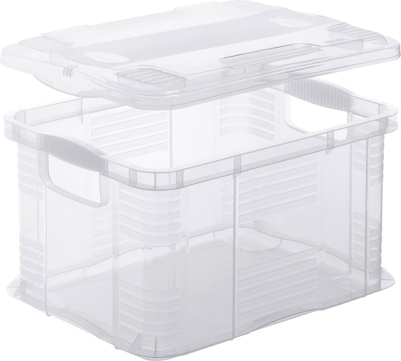 Rotho Deckel – für Systembox Agilo, Kunststoff, transparent, 40 × 4 × 29,8 cm – 1er-Pack