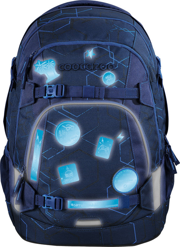 Coocazoo Reflektor-Sticker – Blau – 9,5×20,2×1,0 cm