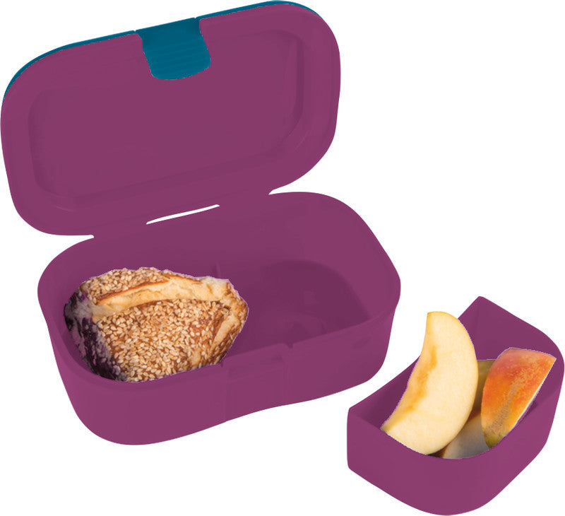 Tapirella Lunchbox – 1,2 l, Kunststoff, mehrfarbig, Klickverschluss, herausnehmbarer Behälter