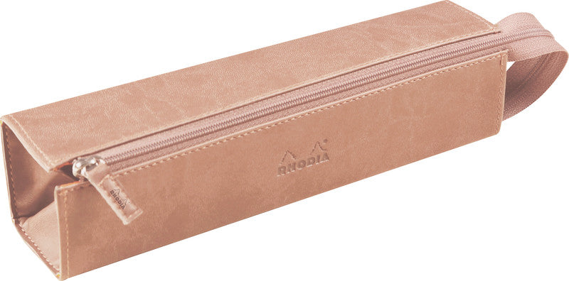 Rhodia Schlamperetui, leer – Rosenholz – Kunststoff – 23,0 × 5,0 × 5,0 cm