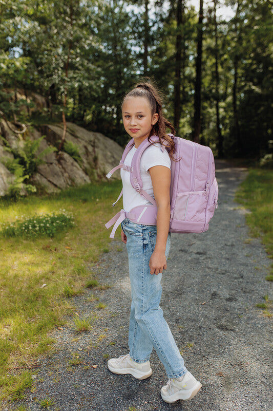 Beckmann Junior Sport Rucksack – Gepolsterte Herzen – Pink – 31,0 × 45,0 × 22,0 cm – 30 l