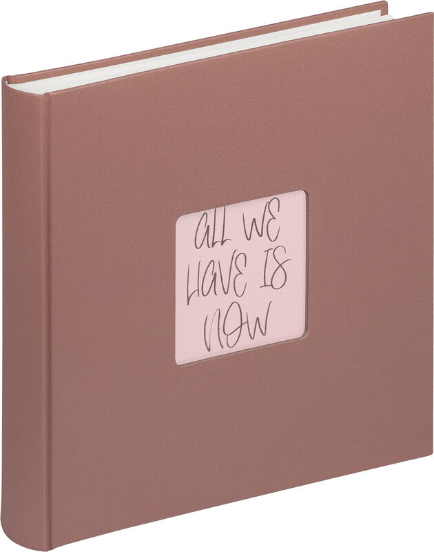 Walther Fotobuch, gebunden, 100 Seiten, weiss, 30 × 30 cm, Papier, Mokka-Mousse, mit Pergamin