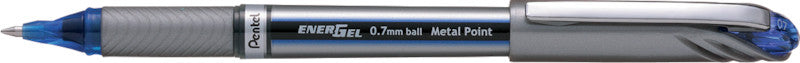 Pentel EnerGel Plus Gelschreiber – Blau, 0,7 mm, Kappe