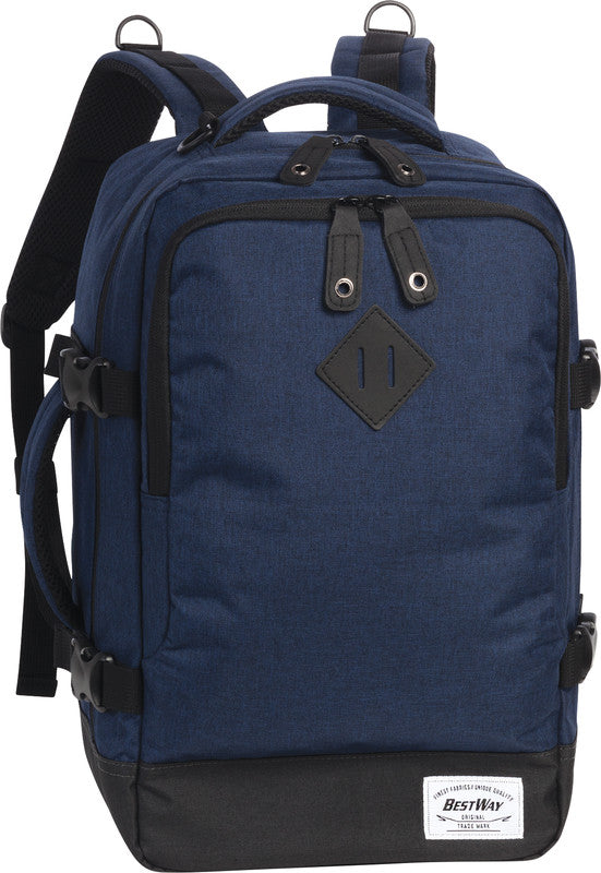 Bestway Cabin Pro Small – Notebook-Rucksack – für 14"-Notebook, 20 l, Kunststoff, Marineblau