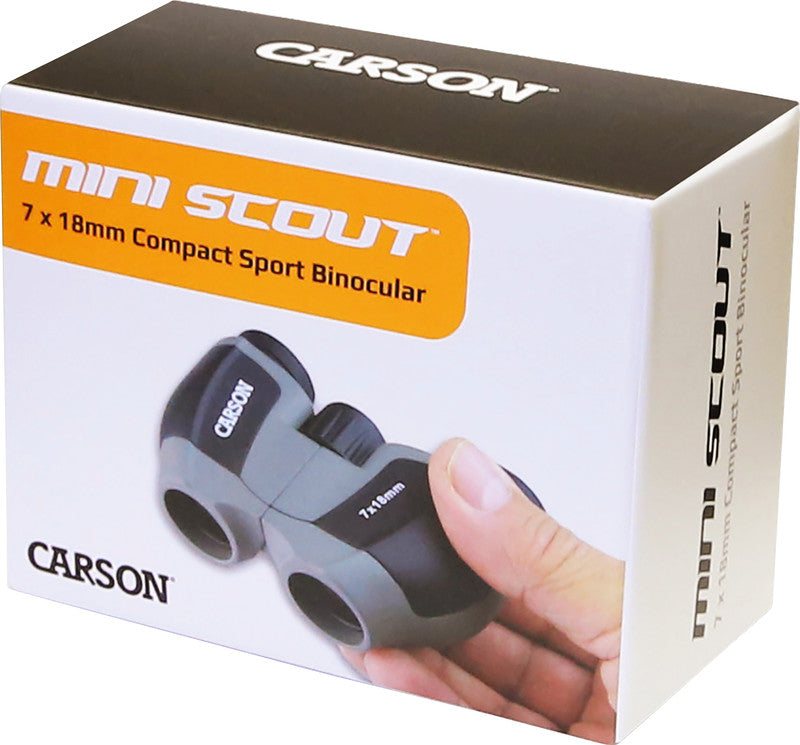 Carson MiniScout – Kompakt-Fernglas – 7× – Ø 18 mm – Schwarz