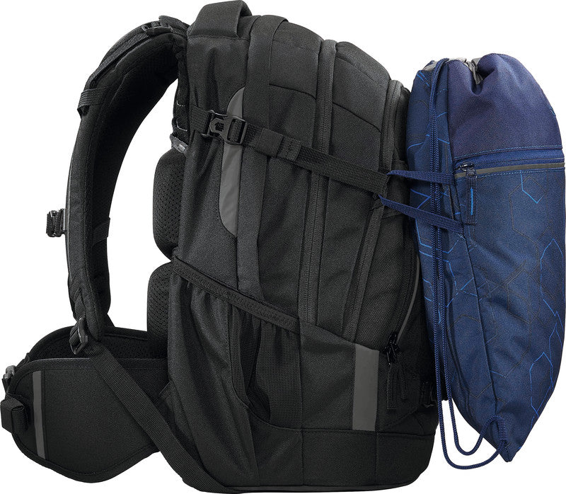 Coocazoo Sportbeutel – 10 l, Motiv Blue Motion, wasserabweisend, 34 × 43 cm