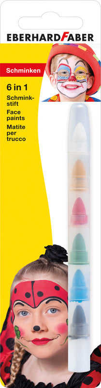 Eberhard Faber Schminkstifte – Set – 6 Farben