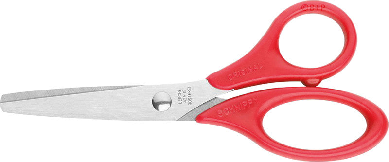Lerche Kinderschere – 13,0 cm, Edelstahl, für Rechtshänder, abgerundete Spitzen, Kunststoff, farbig sortiert