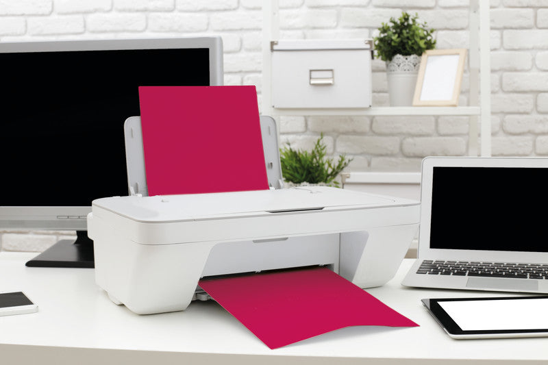 Clairefontaine Kopierpapier – A4, 80 g/m², Kirschrot – für Inkjet/Laser/Kopierer – FSC, EU Ecolabel – 500 Blatt