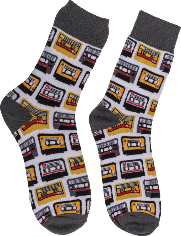 Out oft the blue Out of the Blue – Socken aus 70% Baumwolle/25% Polyester/5% Elasthan, mehrfarbig, Kassettenmotiv