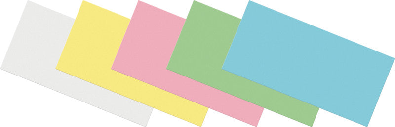 Legamaster Moderationskarten – für 95 × 200 mm quer – Papier, farbig sortiert, 500 Stück