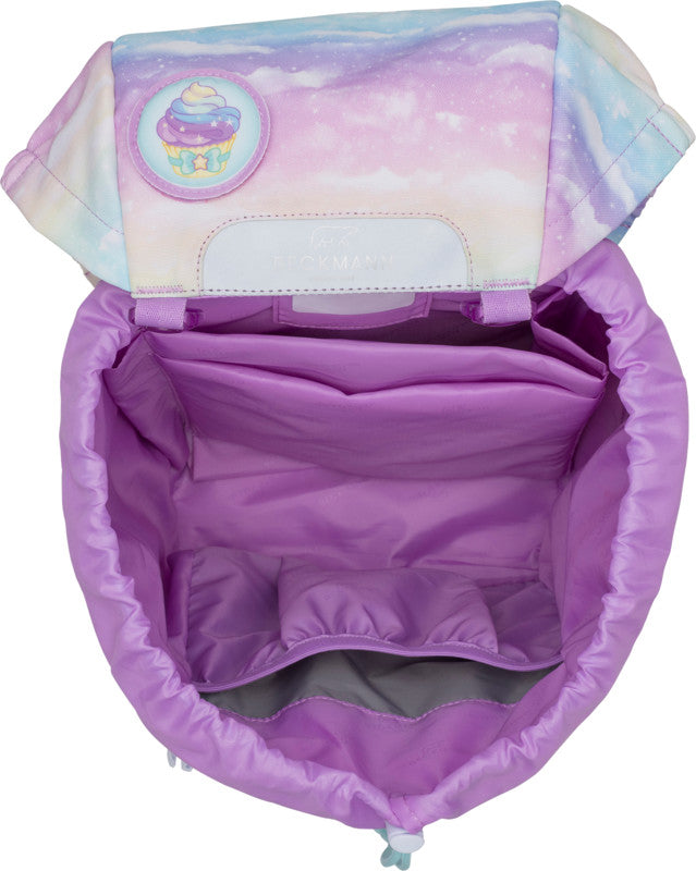 Beckmann Schulrucksack Classic – Unicorn – 24,0×37,0×25,0 cm – Recycelte Materialien